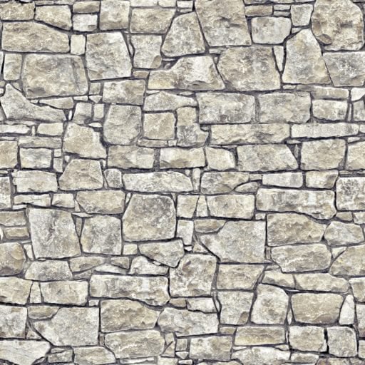 HIGH RESOLUTION TEXTURES: Added seamless stone wall under seamless